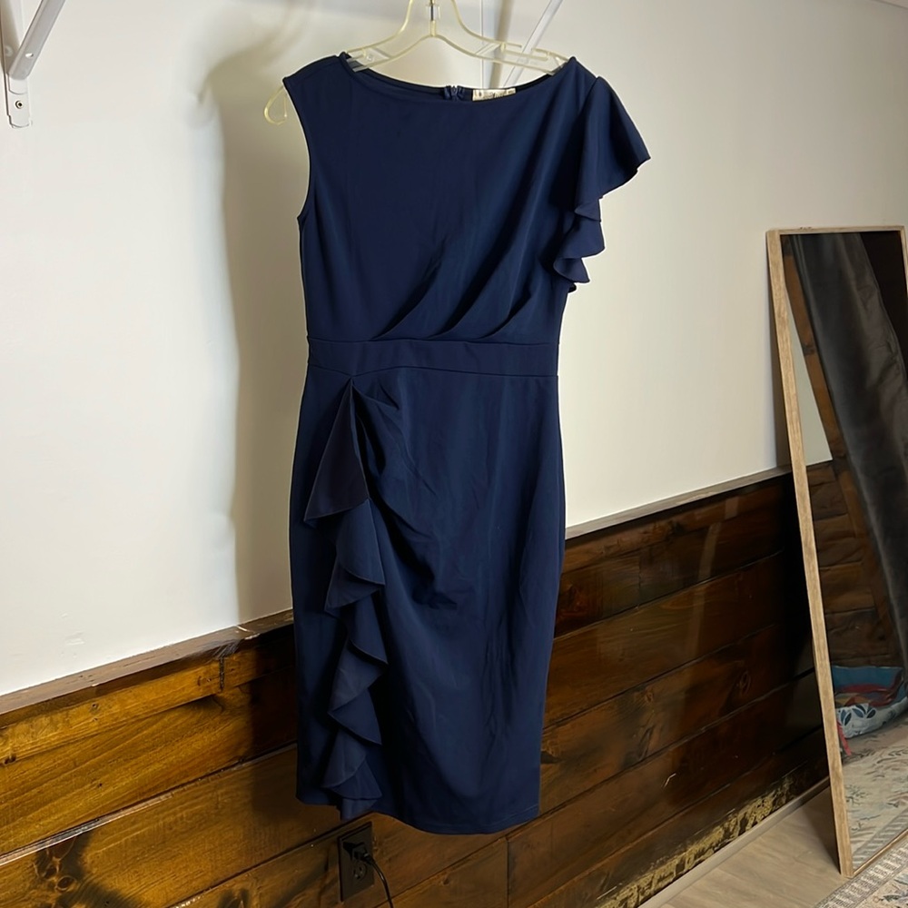 NWT Amazon Navy Blue Occasion Dress- M